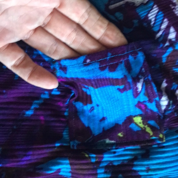 FREE PEOPLE TANK TOP HI-LO HEM Royal blue / Purple Size S - Picture 15 of 16